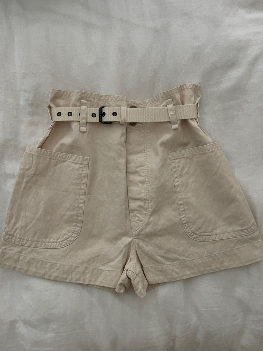 Isabe Marant Etoile Rike Shorts Ecru